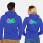 Melted Invaders-Unisex-Zip-Up-Sweatshirt-Getsousa!