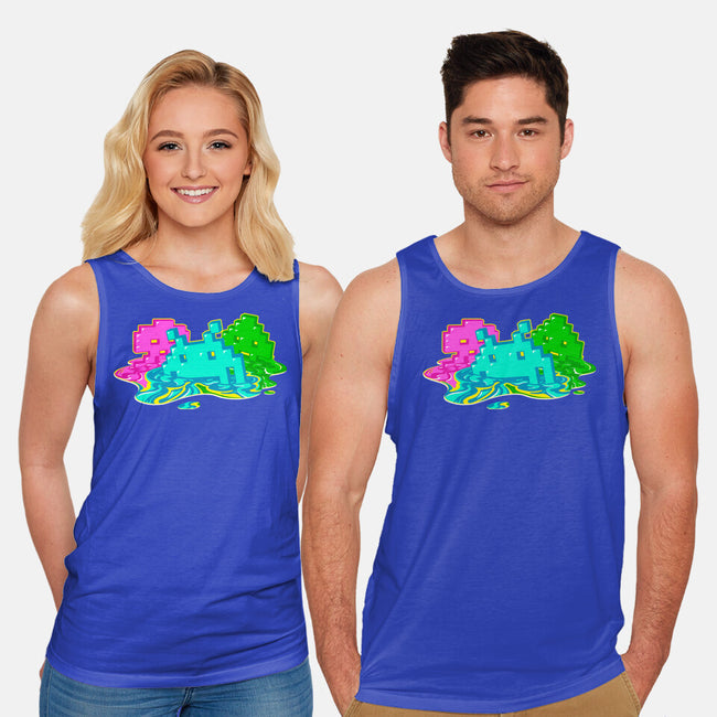 Melted Invaders-Unisex-Basic-Tank-Getsousa!