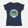 Cookie Ramen-Womens-V-Neck-Tee-Getsousa!