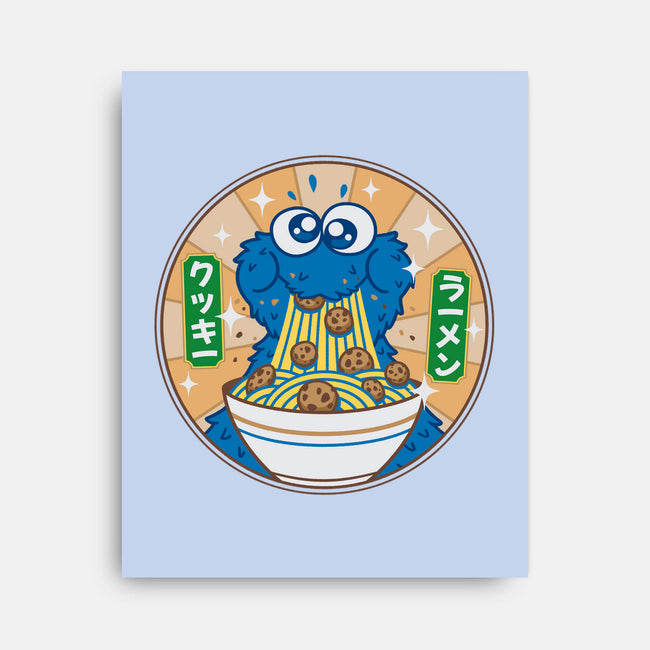 Cookie Ramen-None-Stretched-Canvas-Getsousa!