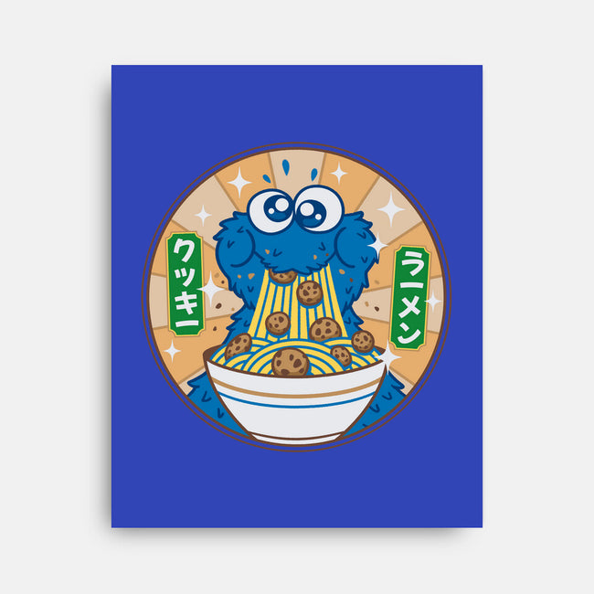 Cookie Ramen-None-Stretched-Canvas-Getsousa!