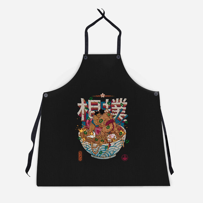 Sumo Ramen-Unisex-Kitchen-Apron-Getsousa!