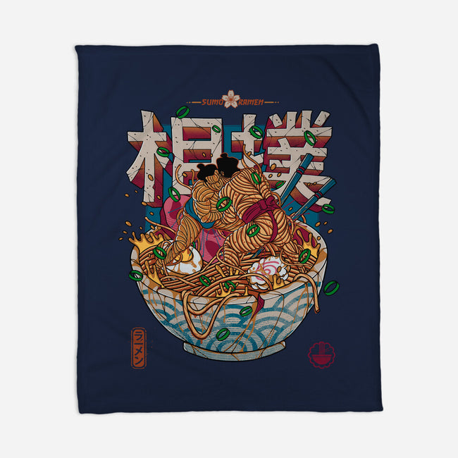 Sumo Ramen-None-Fleece-Blanket-Getsousa!