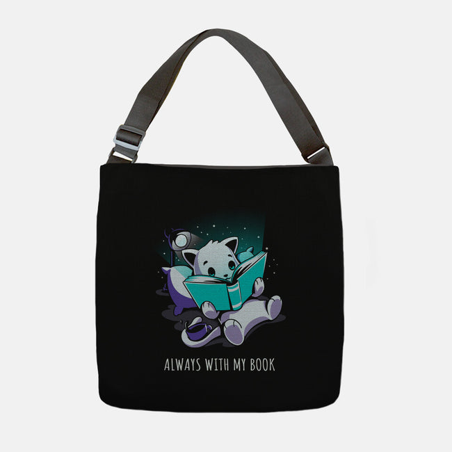 Always With My Book-None-Adjustable Tote-Bag-yumie