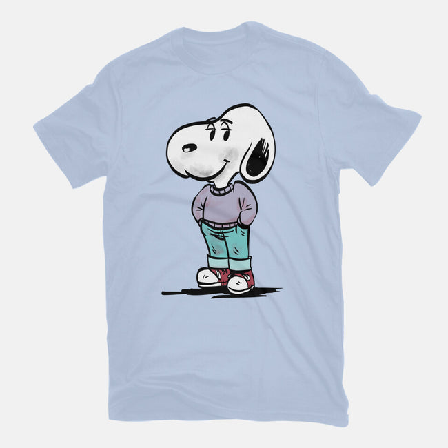 A Chill Beagle-Womens-Fitted-Tee-zascanauta