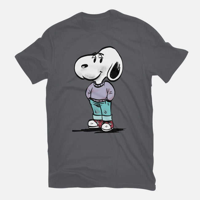 A Chill Beagle-Womens-Basic-Tee-zascanauta