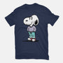 A Chill Beagle-Unisex-Basic-Tee-zascanauta