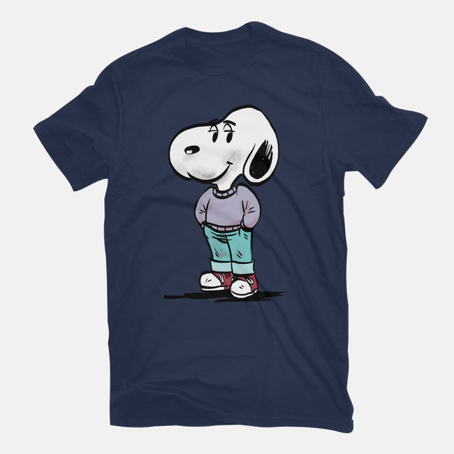 A Chill Beagle-Womens-Basic-Tee-zascanauta