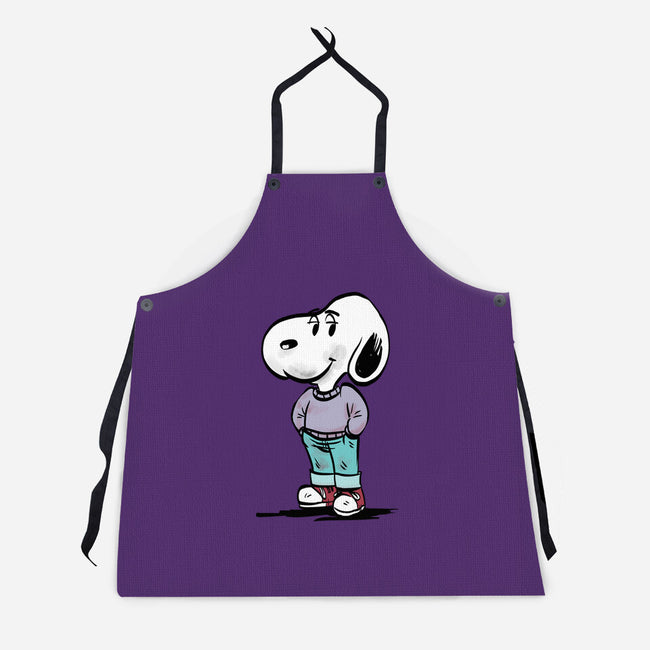 A Chill Beagle-Unisex-Kitchen-Apron-zascanauta