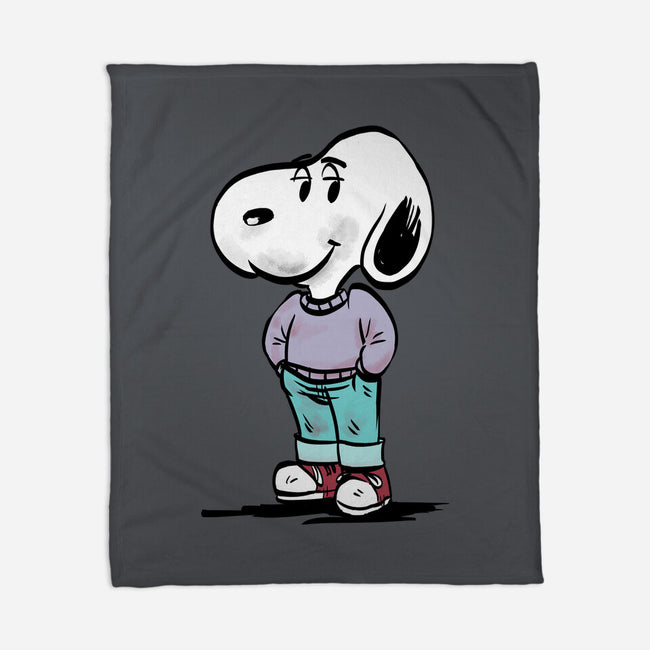 A Chill Beagle-None-Fleece-Blanket-zascanauta