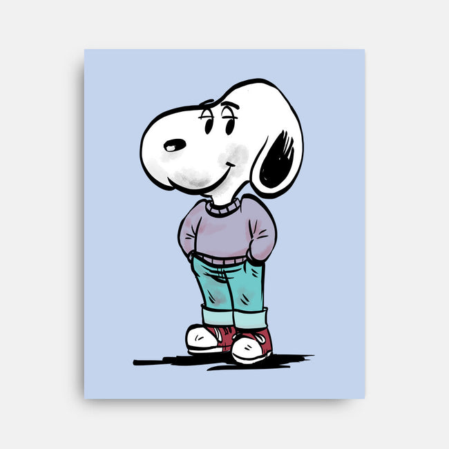 A Chill Beagle-None-Stretched-Canvas-zascanauta