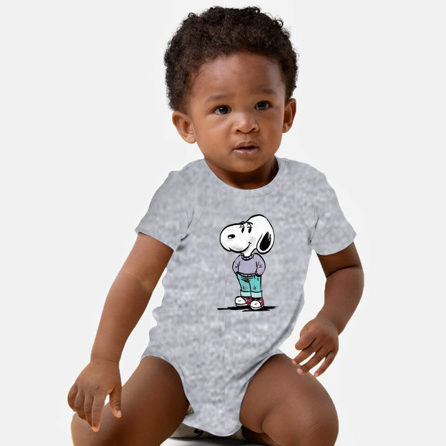 A Chill Beagle-Baby-Basic-Onesie-zascanauta