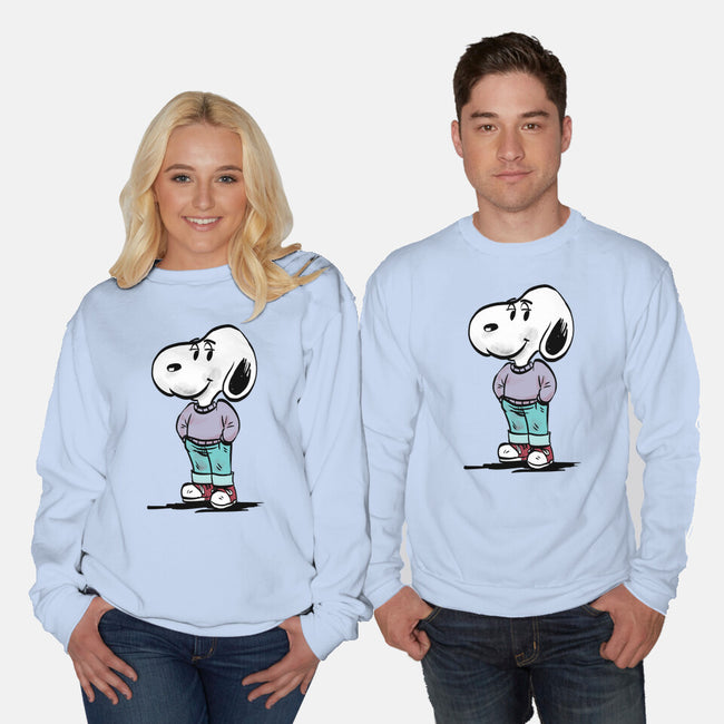 A Chill Beagle-Unisex-Crew Neck-Sweatshirt-zascanauta