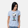 A Chill Beagle-Womens-Basic-Tee-zascanauta