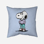 A Chill Beagle-None-Removable Cover w Insert-Throw Pillow-zascanauta