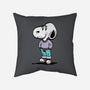 A Chill Beagle-None-Removable Cover w Insert-Throw Pillow-zascanauta