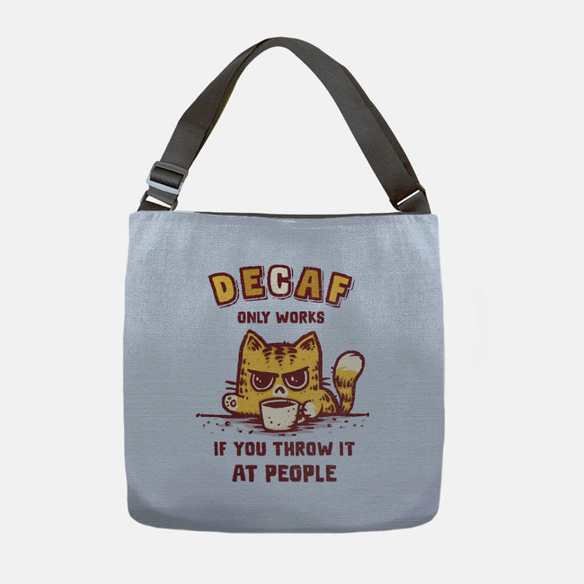 I Hate Decaf-None-Adjustable Tote-Bag-kg07