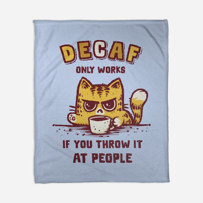 I Hate Decaf-None-Fleece-Blanket-kg07