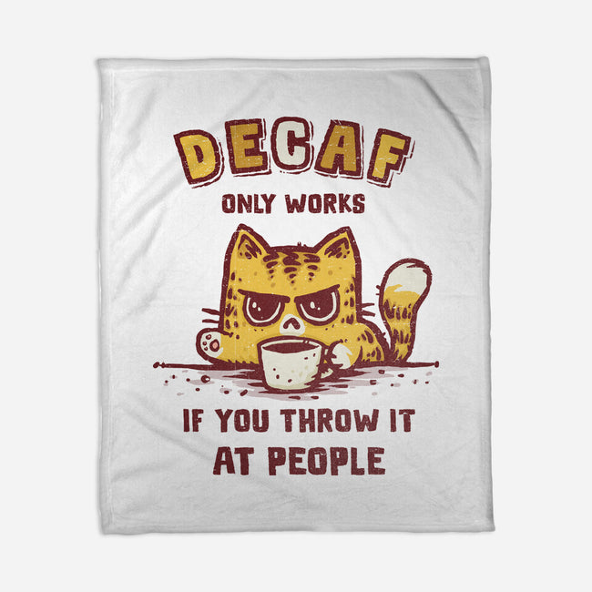 I Hate Decaf-None-Fleece-Blanket-kg07