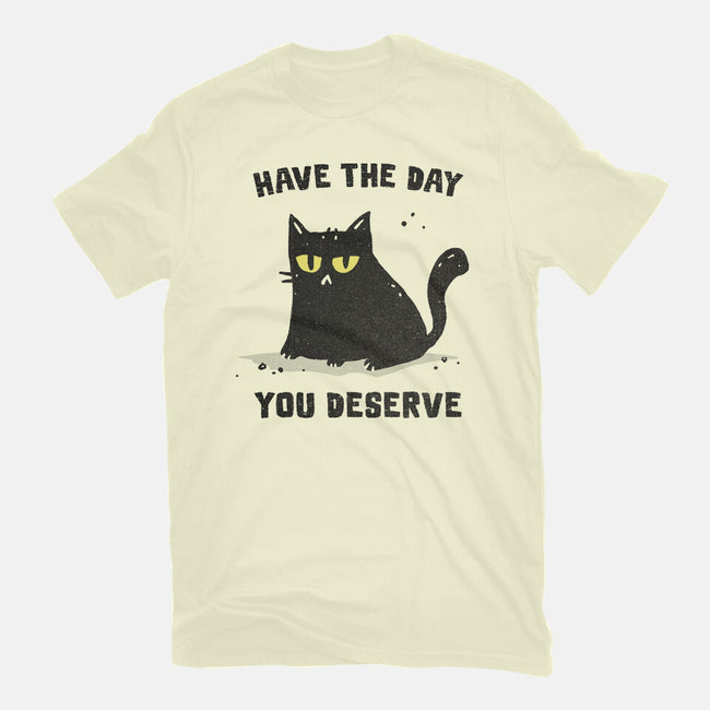 Have The Day You Deserve-Mens-Basic-Tee-kg07