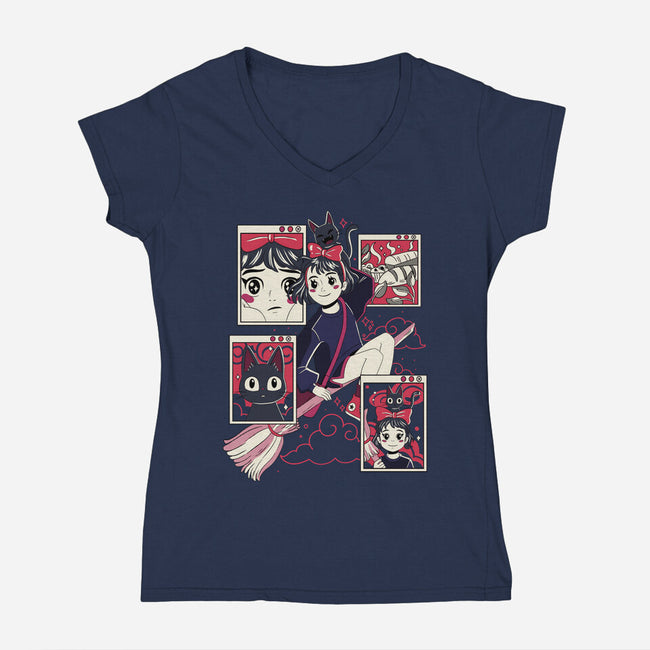 Image Delivered-Womens-V-Neck-Tee-yumie