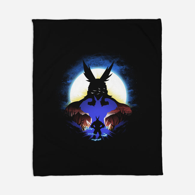 All Might Landscape-None-Fleece-Blanket-dandingeroz