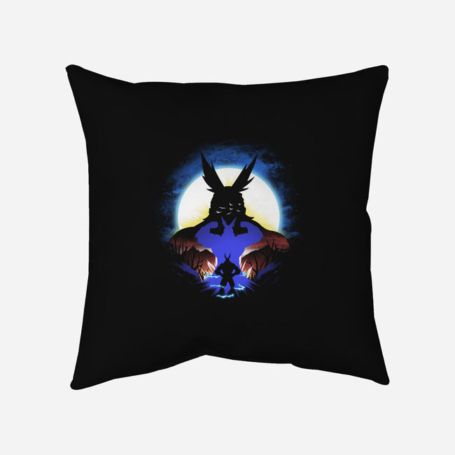 All Might Landscape-None-Removable Cover w Insert-Throw Pillow-dandingeroz