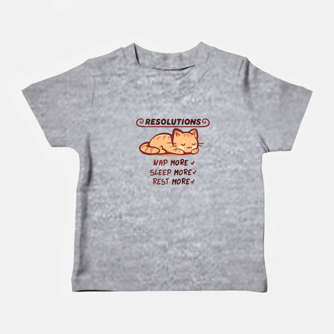 Resolution To Sleep-Baby-Basic-Tee-TechraNova