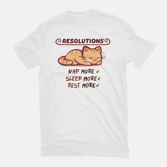 Resolution To Sleep-Unisex-Basic-Tee-TechraNova