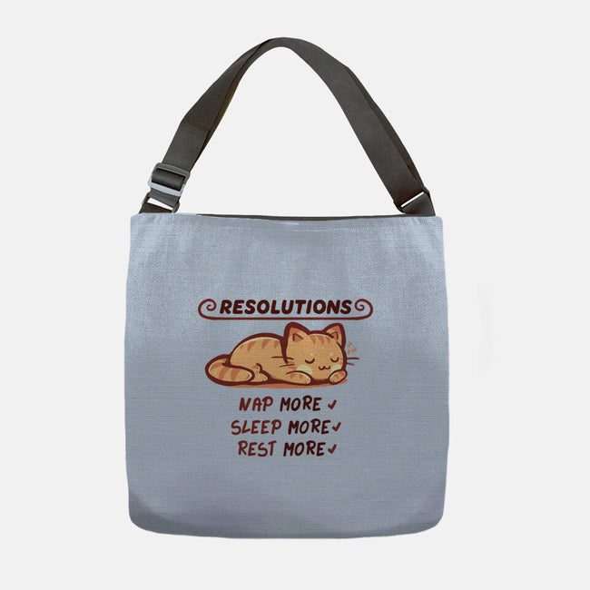 Resolution To Sleep-None-Adjustable Tote-Bag-TechraNova