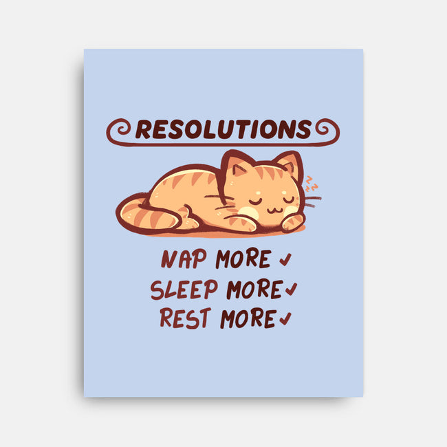 Resolution To Sleep-None-Stretched-Canvas-TechraNova