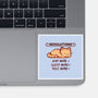 Resolution To Sleep-None-Glossy-Sticker-TechraNova