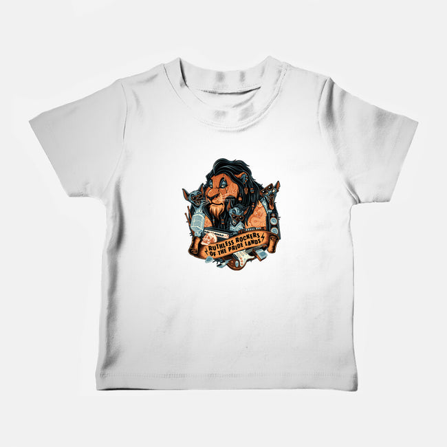 Ruthless Rockers-Baby-Basic-Tee-glitchygorilla