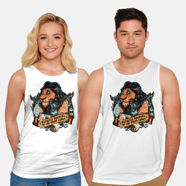 Ruthless Rockers-Unisex-Basic-Tank-glitchygorilla