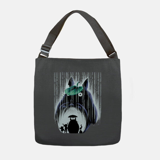 Rainy Neighborhood-None-Adjustable Tote-Bag-rmatix