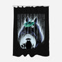 Rainy Neighborhood-None-Polyester-Shower Curtain-rmatix