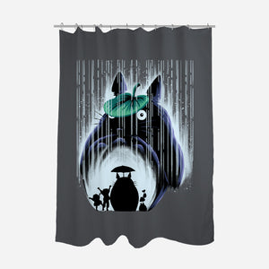 Rainy Neighborhood-None-Polyester-Shower Curtain-rmatix