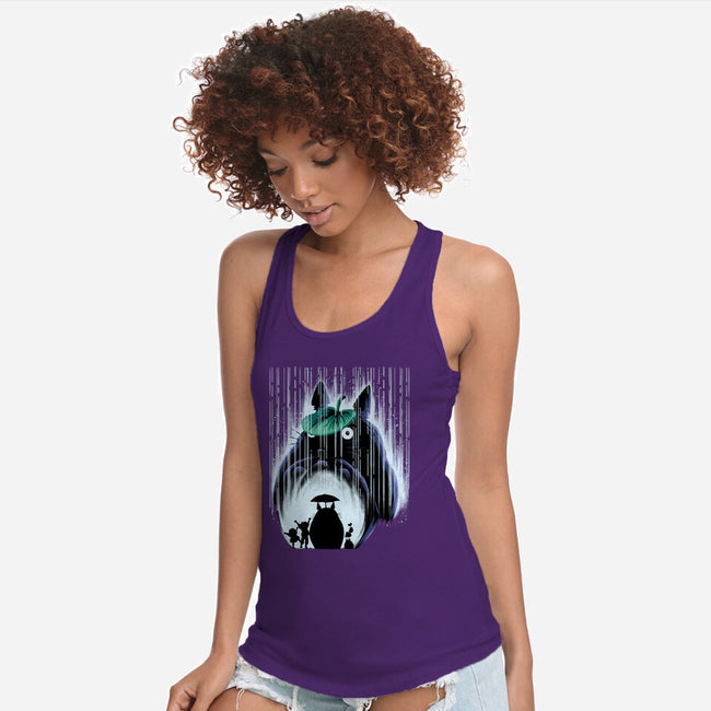 Rainy Neighborhood-Womens-Racerback-Tank-rmatix