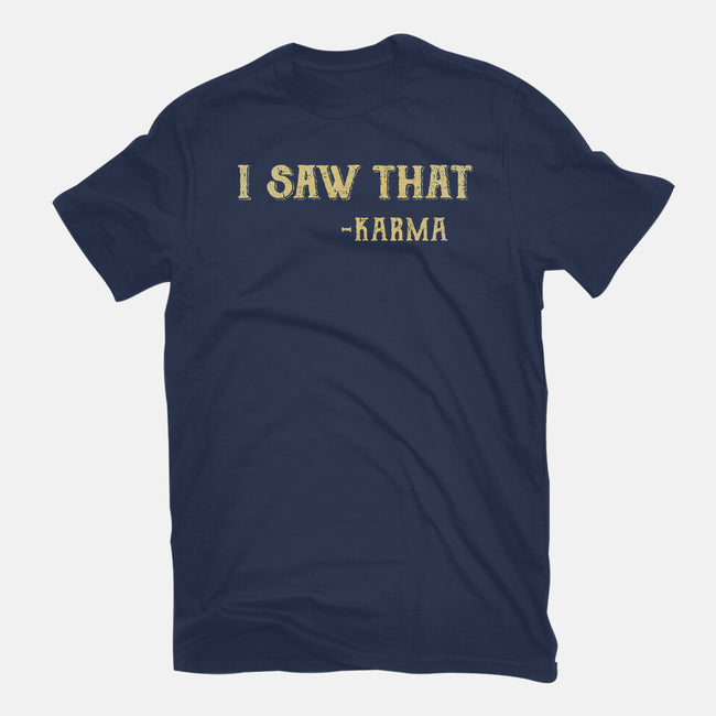 Karma Is Watching-Youth-Basic-Tee-kg07