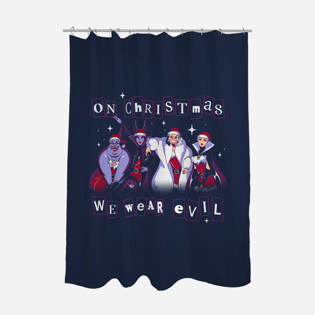 Merry Evilmas-None-Polyester-Shower Curtain-yumie