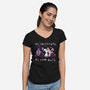 Merry Evilmas-Womens-V-Neck-Tee-yumie