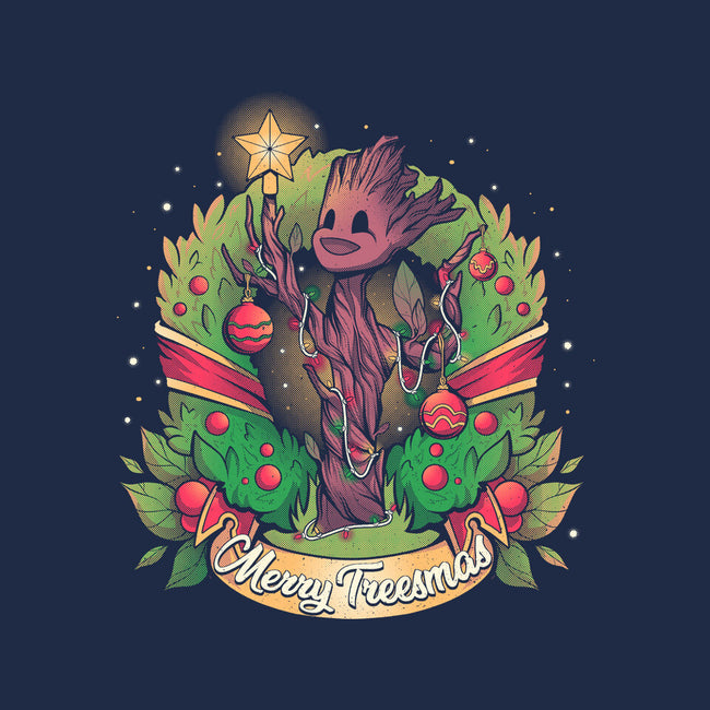 Merry Treesmas-Womens-Basic-Tee-yumie