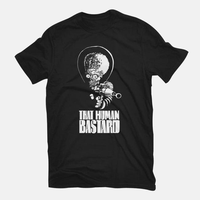 That Human Bastard-Womens-Fitted-Tee-zascanauta