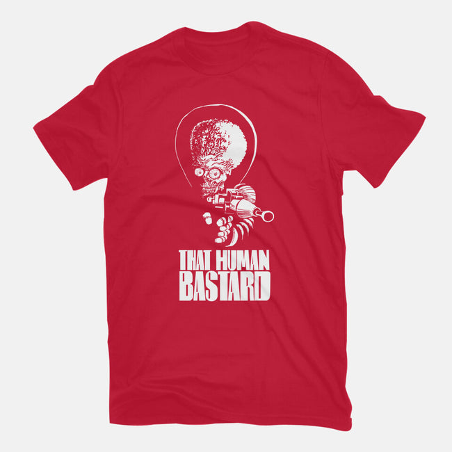 That Human Bastard-Womens-Fitted-Tee-zascanauta