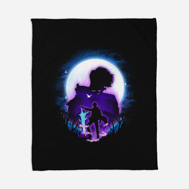 Stronger Hunter-None-Fleece-Blanket-dandingeroz