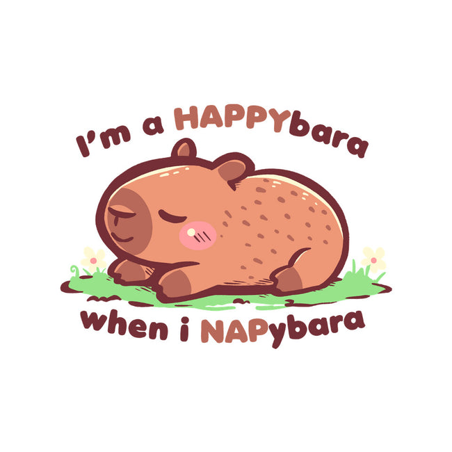 Happybara When I Napybara-Mens-Heavyweight-Tee-TechraNova