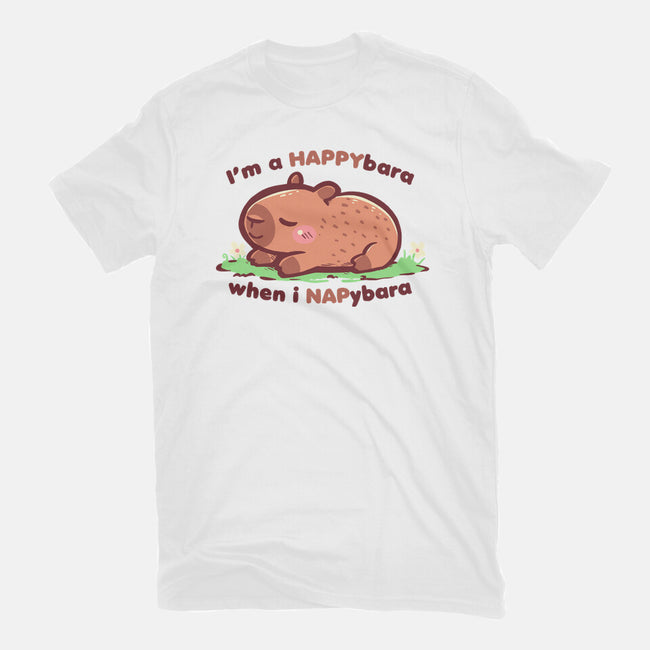 Happybara When I Napybara-Womens-Fitted-Tee-TechraNova