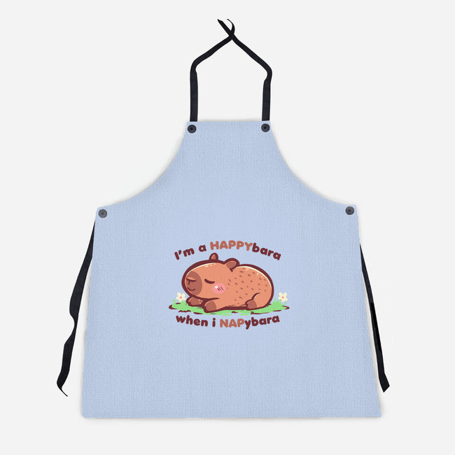 Happybara When I Napybara-Unisex-Kitchen-Apron-TechraNova