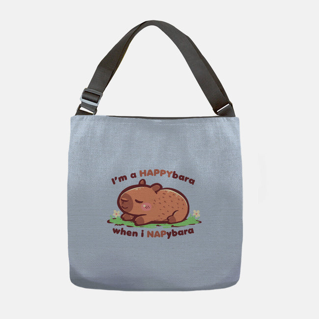 Happybara When I Napybara-None-Adjustable Tote-Bag-TechraNova