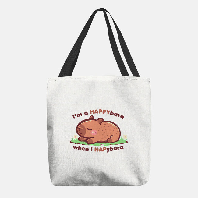 Happybara When I Napybara-None-Basic Tote-Bag-TechraNova